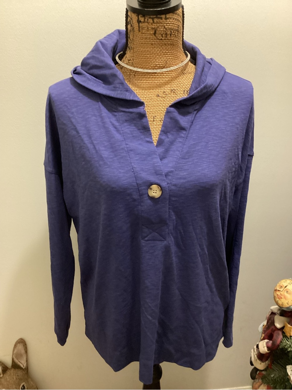 J. Jill Hooded Button-Front